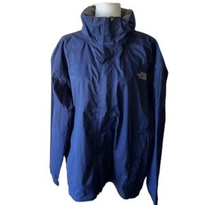 THE NORTH FACE HOODED ZIP FRONT WINDBREAKER/RAINCOAT JACKET